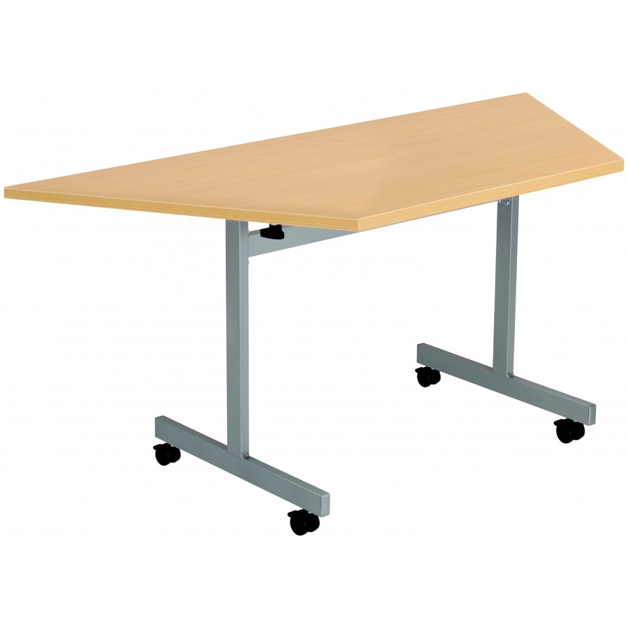 Olton 1600mm Wide Trapezoidal Flip Top Table